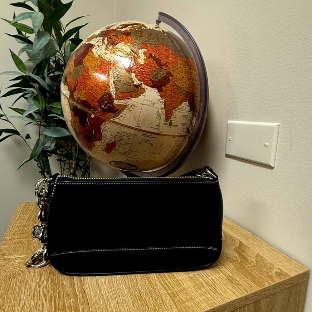 Coach vintage Y2K 2002 Hampton Demi 7785 bag black leather